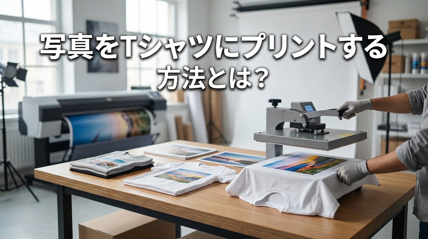 写真をTシャツにプリントする方法とは？