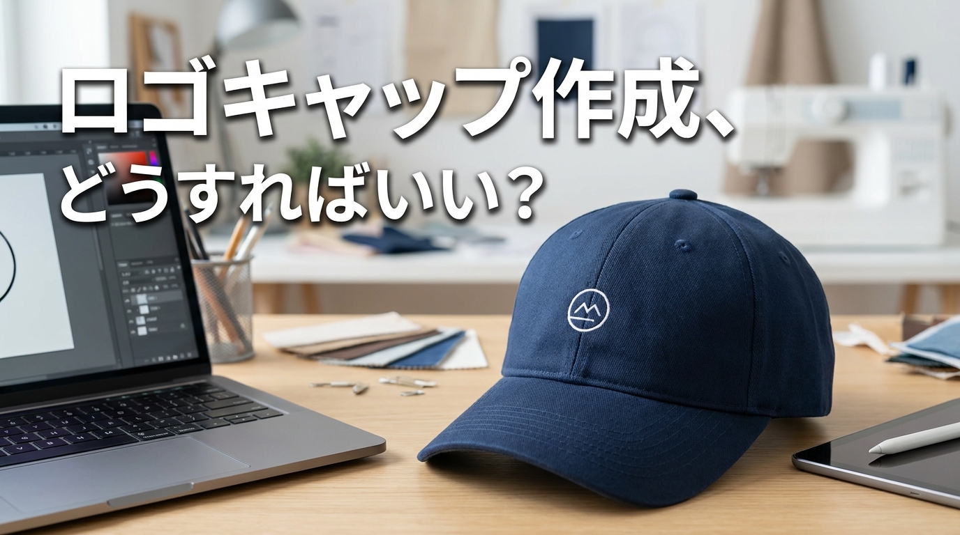 ロゴキャップ作成、どうすればいい?