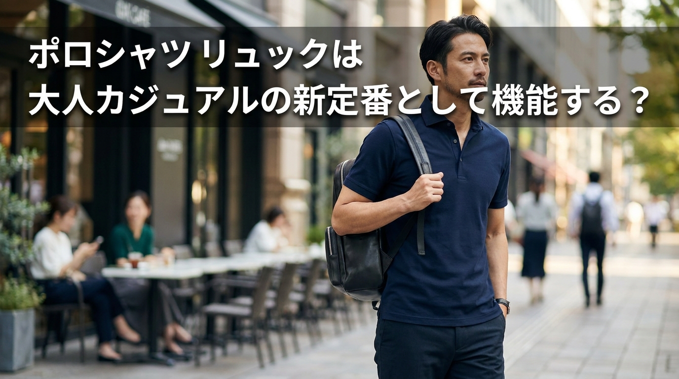 ポロシャツ リュックは大人カジュアルの新定番として機能する？