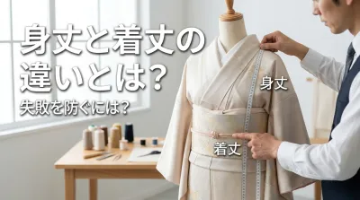身丈と着丈の違いとは？失敗を防ぐには？