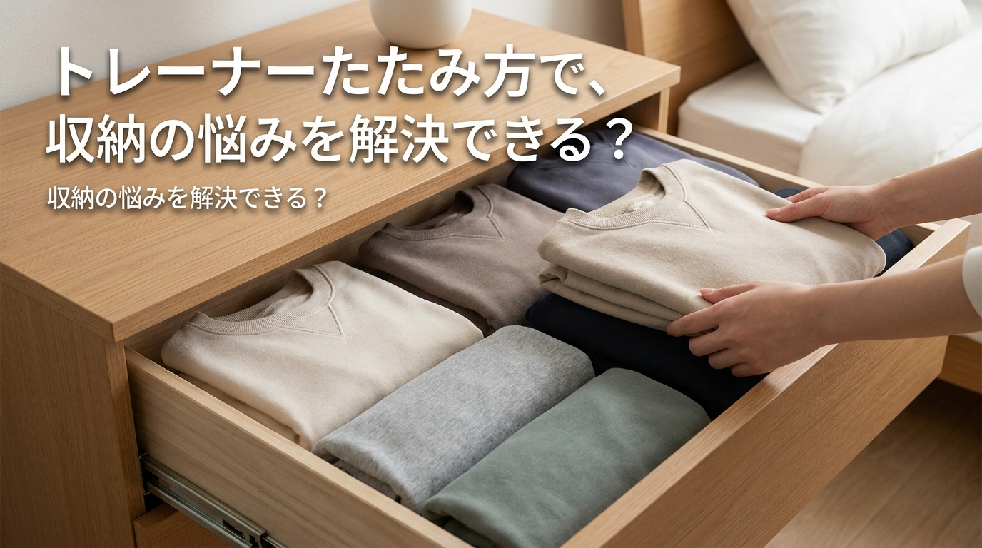 トレーナーたたみ方で、収納の悩みを解決できる?