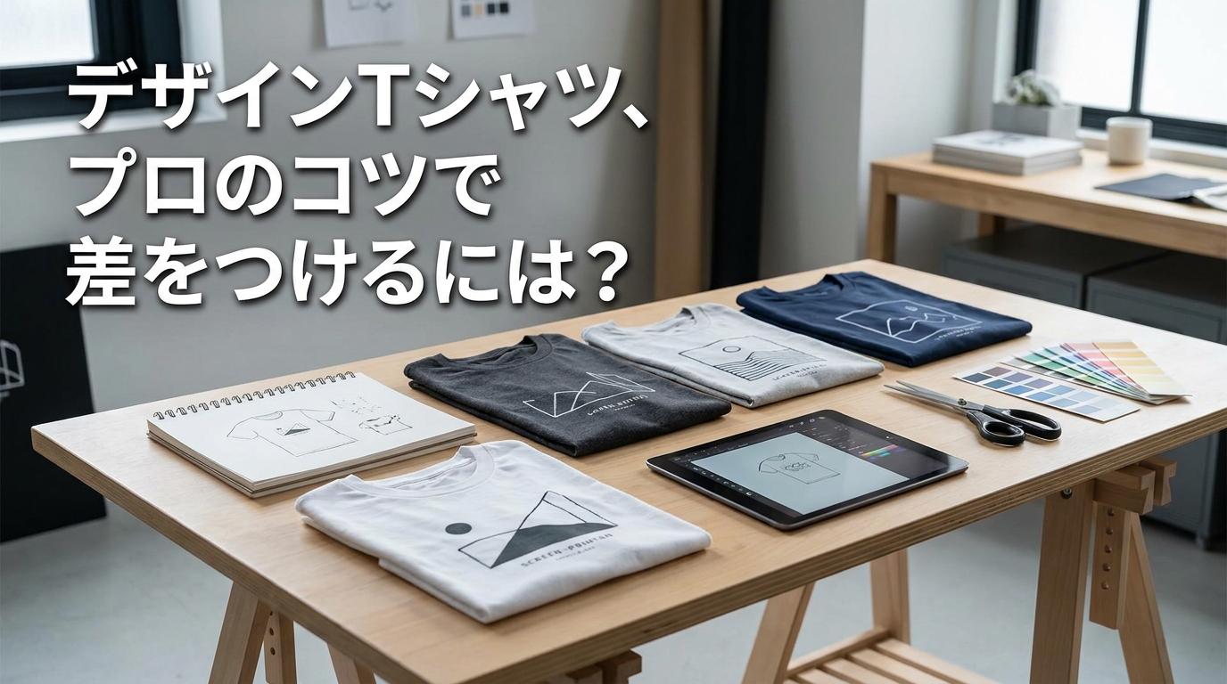 デザインTシャツ、プロのコツで差をつけるには？