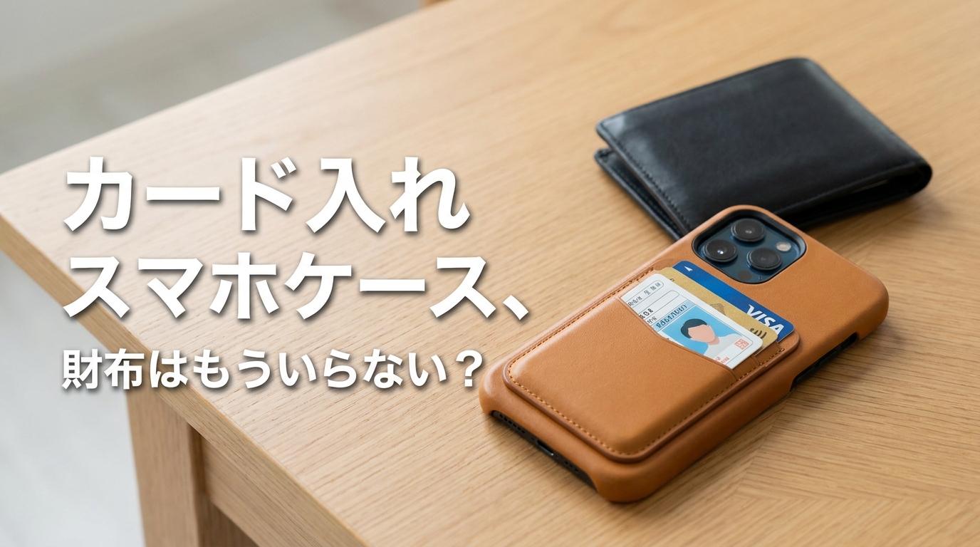 カード入れ スマホケース、財布はもういらない?