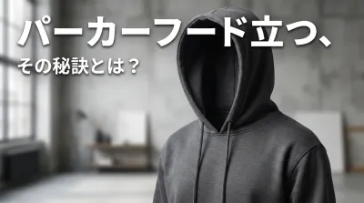 パーカーフード立つ、その秘訣とは？