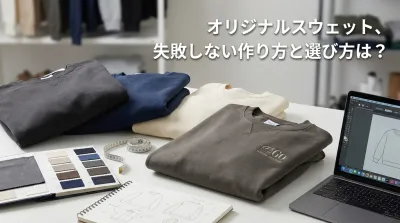 オリジナルスウェット、失敗しない作り方と選び方は？