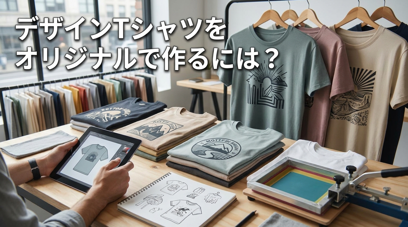 デザインTシャツをオリジナルで作るには？