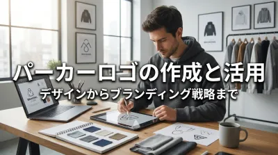 パーカーロゴはどのように作成し活用すべきですか？
