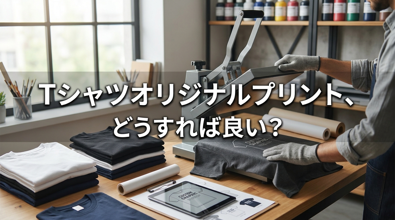 Tシャツオリジナルプリント、どうすれば良い?