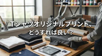Tシャツオリジナルプリント、どうすれば良い？
