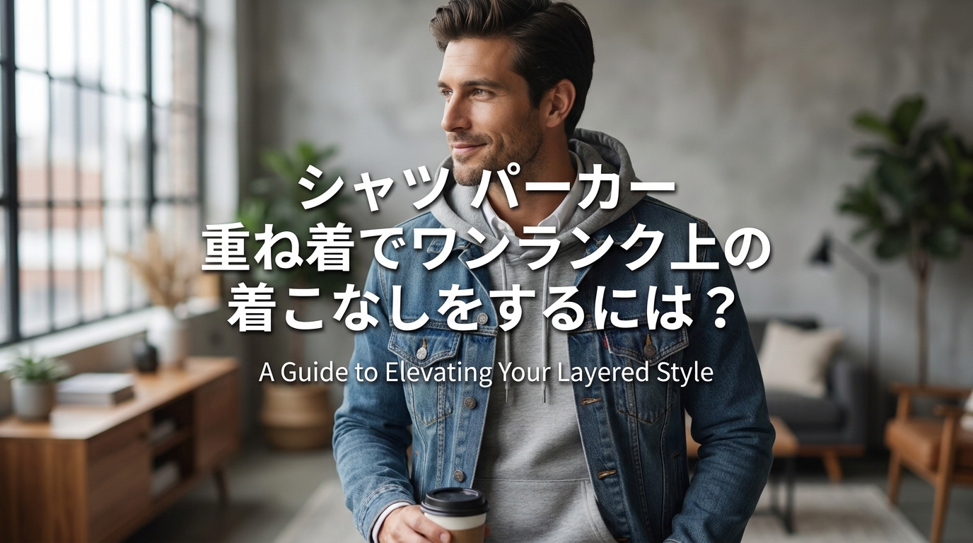 シャツ パーカー 重ね着でワンランク上の着こなしをするには?