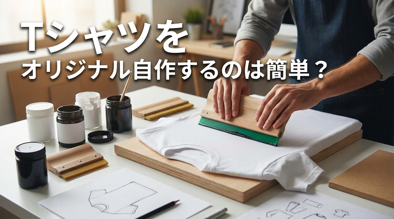 Tシャツをオリジナル自作するのは簡単?