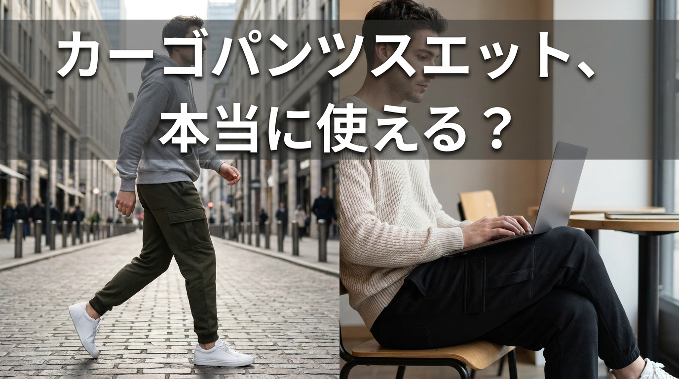 カーゴパンツスエット、本当に使える?