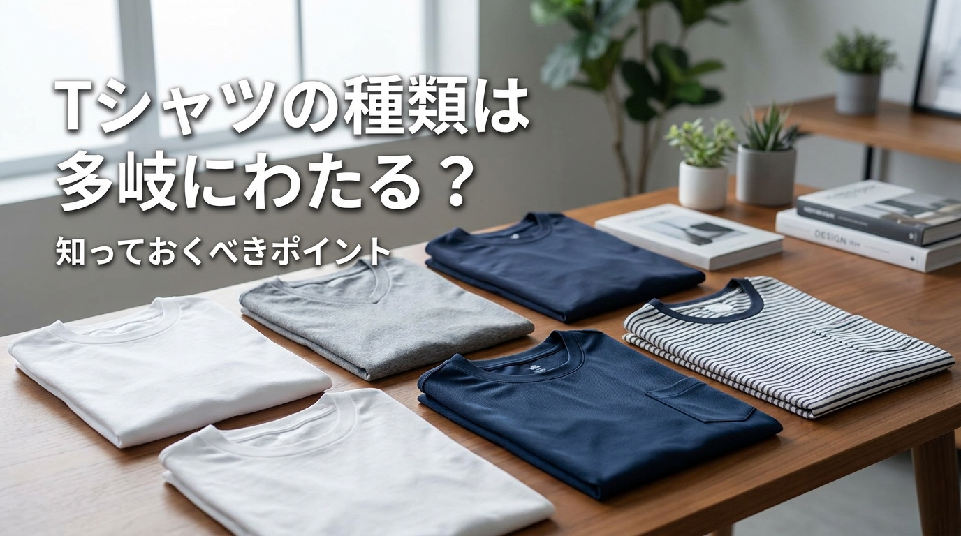 Tシャツの種類は多岐にわたる?知っておくべきポイントとは