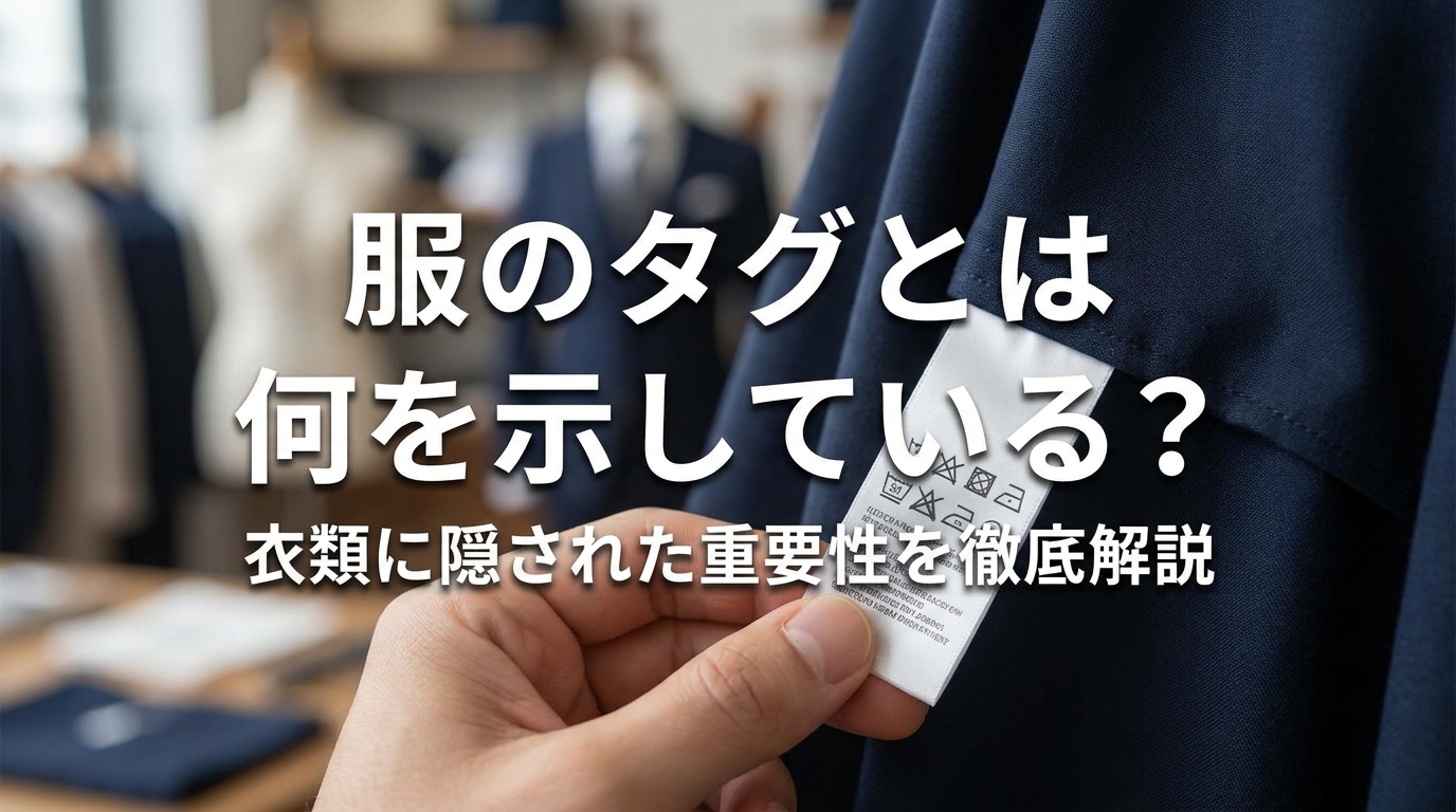 服のタグとは何を示している?衣類に隠された重要性を徹底解説