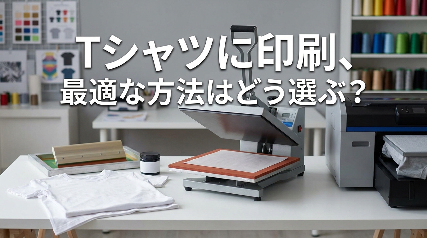 Tシャツに印刷、最適な方法はどう選ぶ？