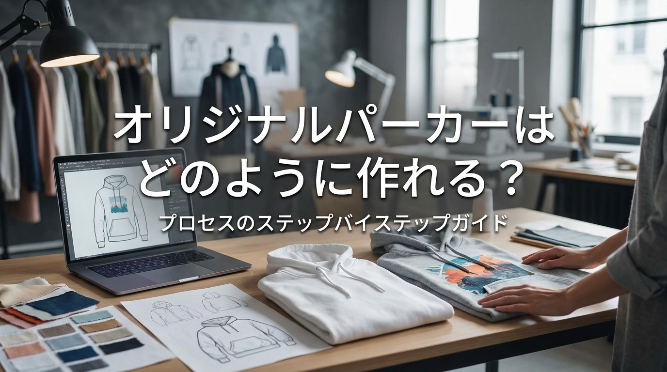 オリジナルパーカーはどのように作れる?