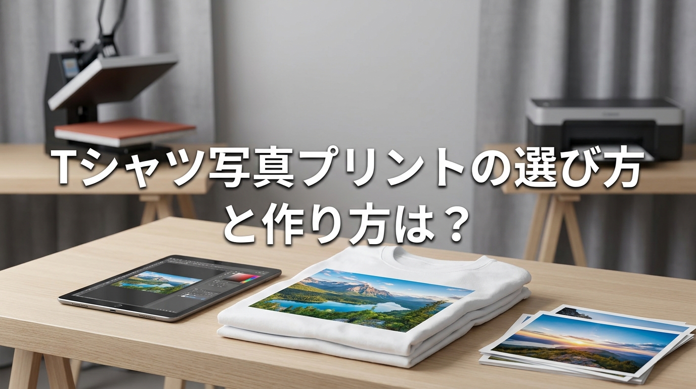 tシャツ写真プリントの選び方と作り方は?
