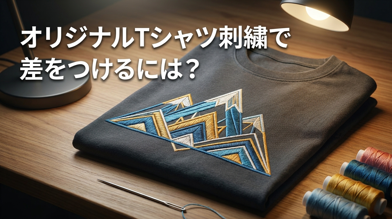 オリジナルTシャツ刺繍で差をつけるには?