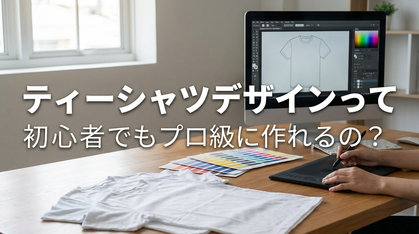 ティーシャツデザインって初心者でもプロ級に作れるの?
