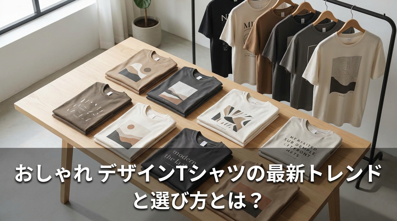 おしゃれ デザインTシャツの最新トレンドと選び方とは?