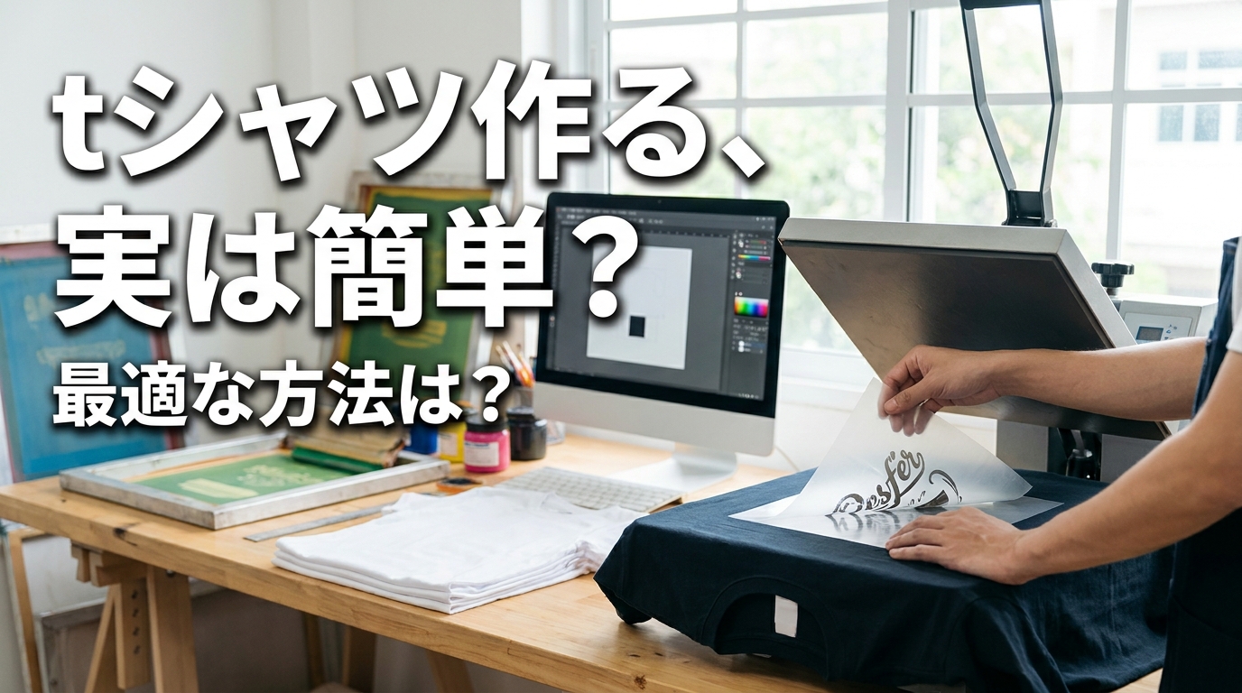 tシャツ作る、実は簡単？最適な方法は？