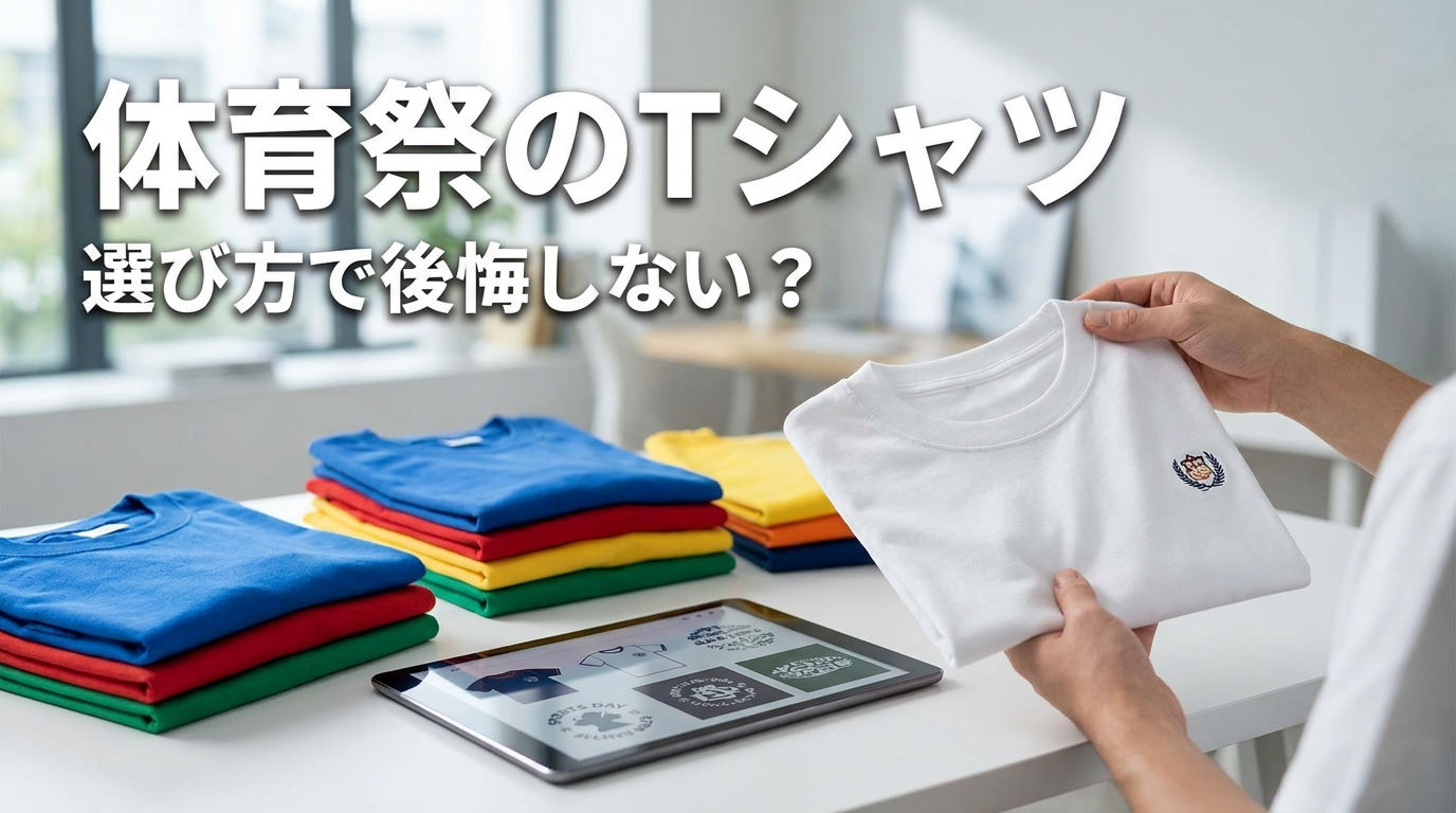 体育祭のTシャツ、選び方で後悔しない?