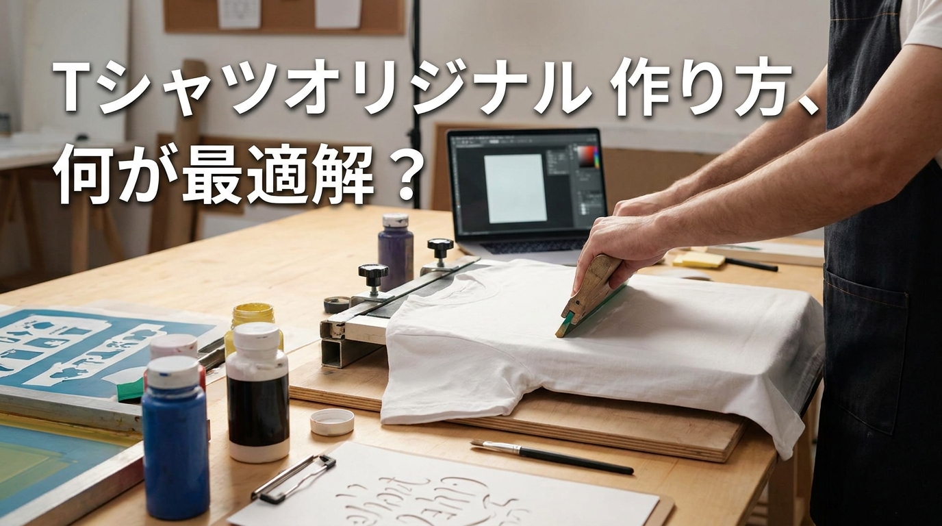 Tシャツオリジナル 作り方、何が最適解?