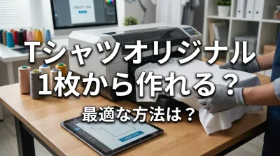 tシャツオリジナル 1枚から作れる？最適な方法は？