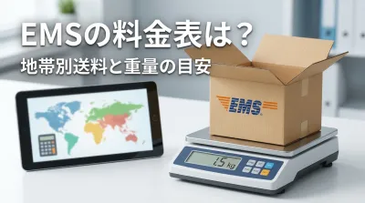 EMSの料金表は？地帯別送料と重量の目安