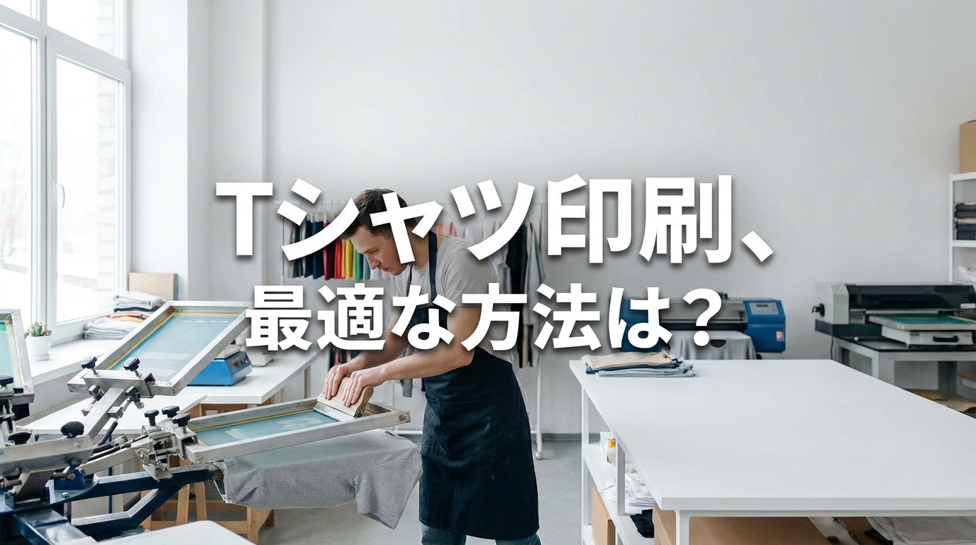 Tシャツ印刷、最適な方法は?