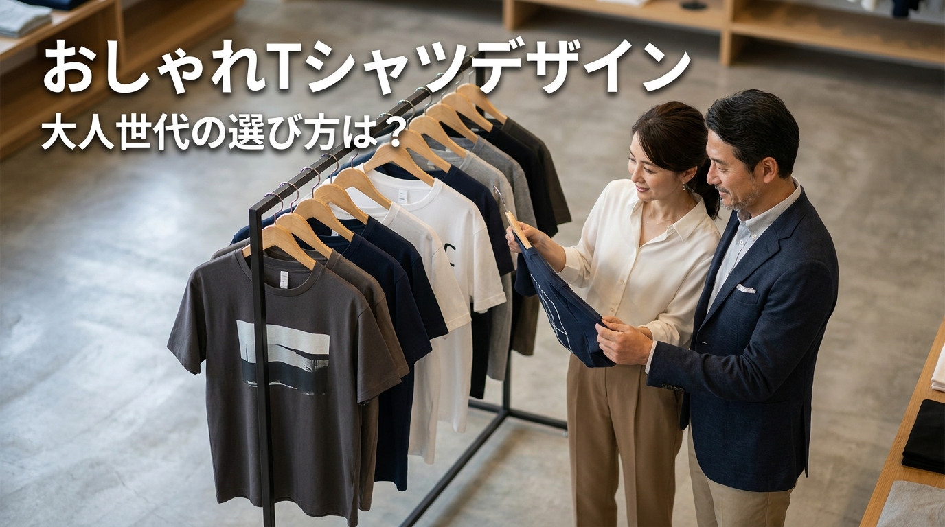 おしゃれTシャツデザイン、大人世代の選び方は？