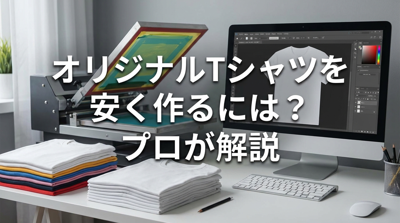 オリジナルTシャツを安く作るには?プロが解説