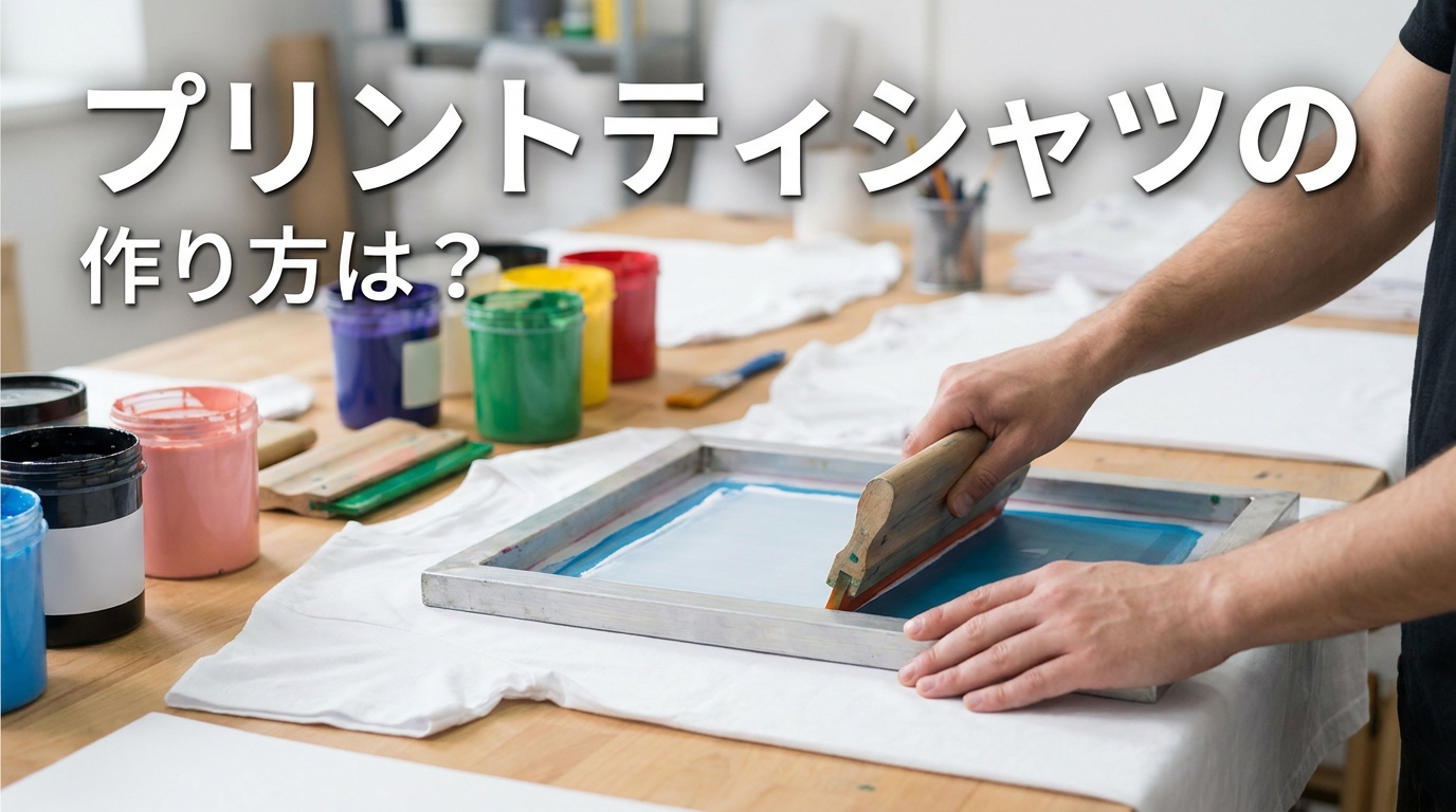 プリントティシャツの作り方は？