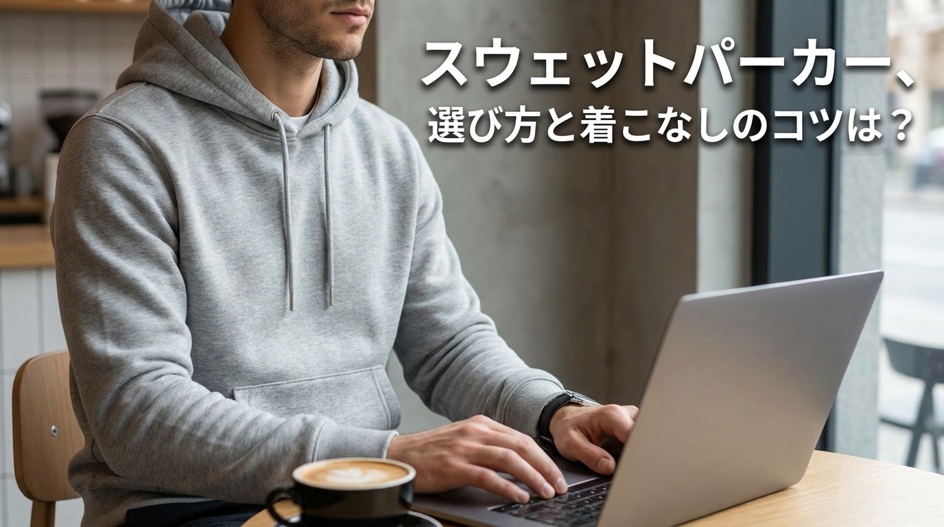 スウェットパーカー、選び方と着こなしのコツは？