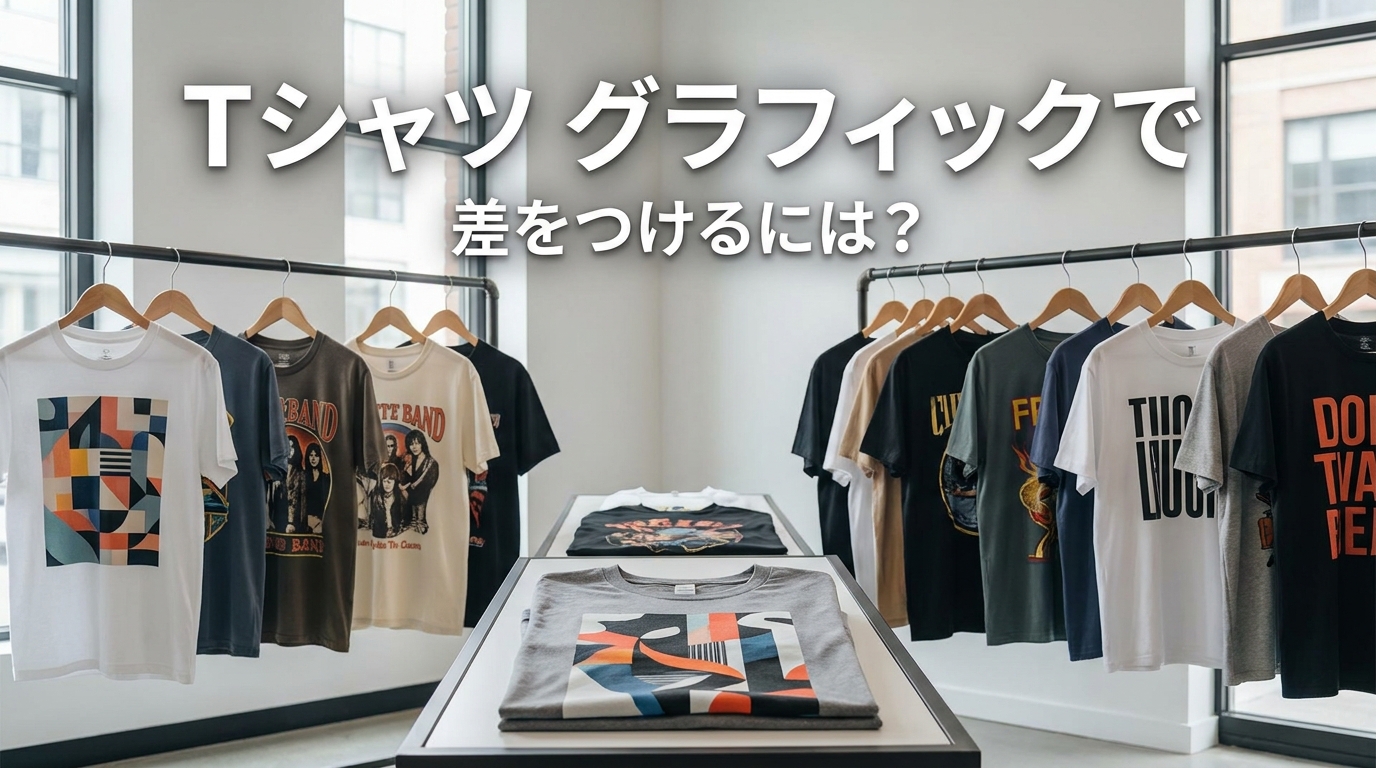 tシャツ グラフィックで差をつけるには?