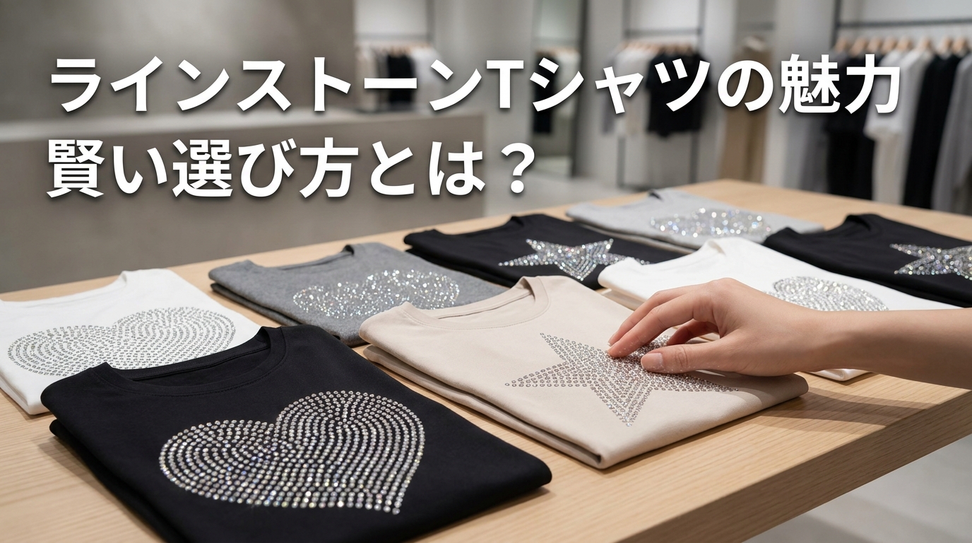 ラインストーンTシャツの魅力と賢い選び方とは?