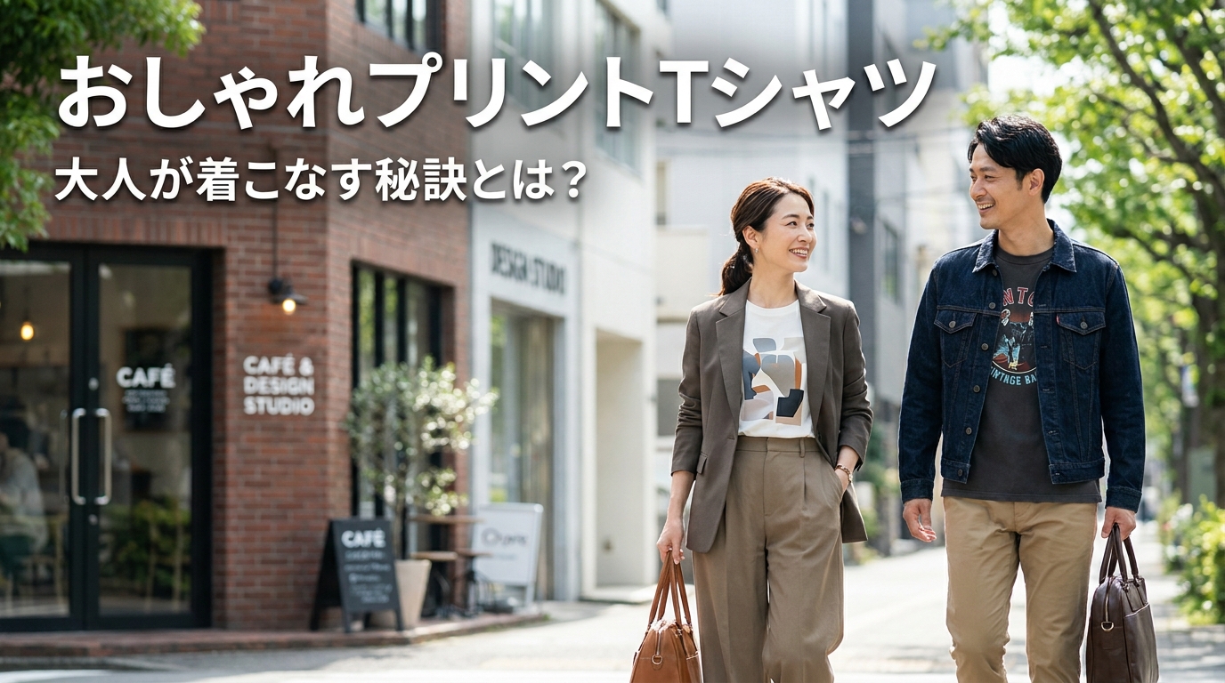 おしゃれプリントTシャツ、大人が着こなす秘訣とは？