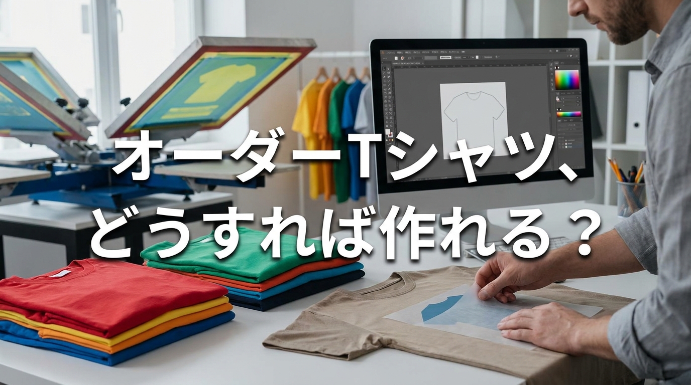 オーダーTシャツ、どうすれば作れる?