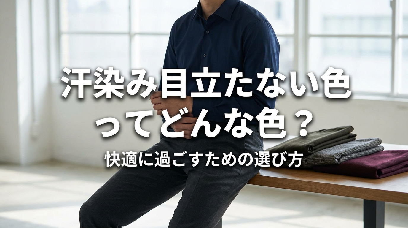 汗染み目立たない色ってどんな色?快適に過ごすための選び方
