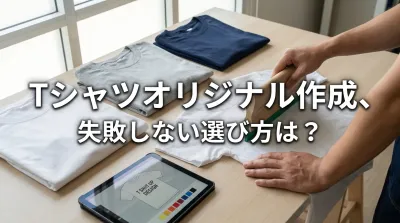 Tシャツオリジナル作成、失敗しない選び方は？