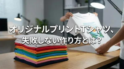 オリジナルプリントTシャツ、失敗しない作り方とは？
