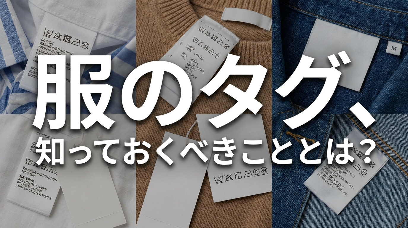 服のタグ、知っておくべきこととは？