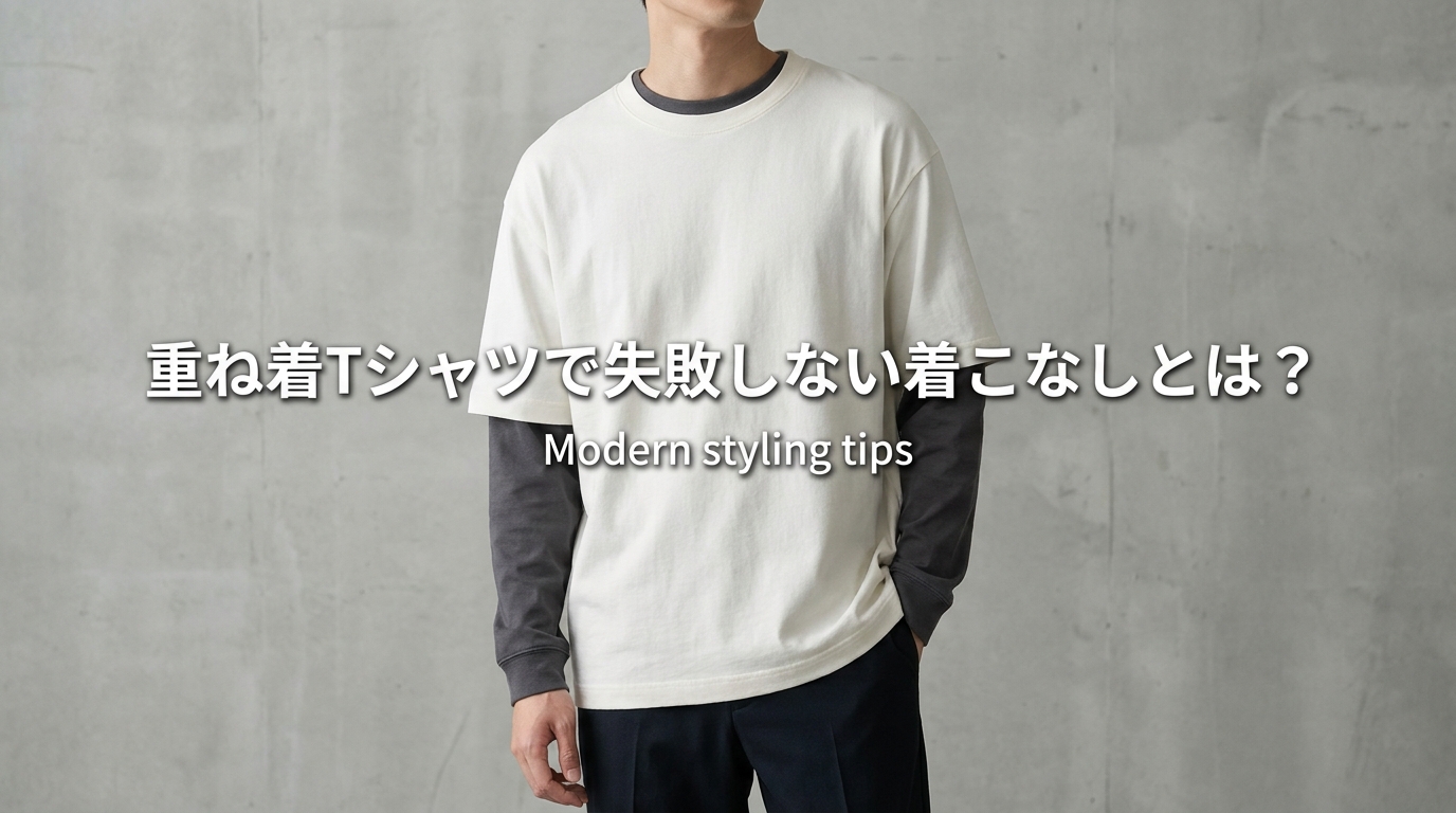 重ね着Tシャツで失敗しない着こなしとは?