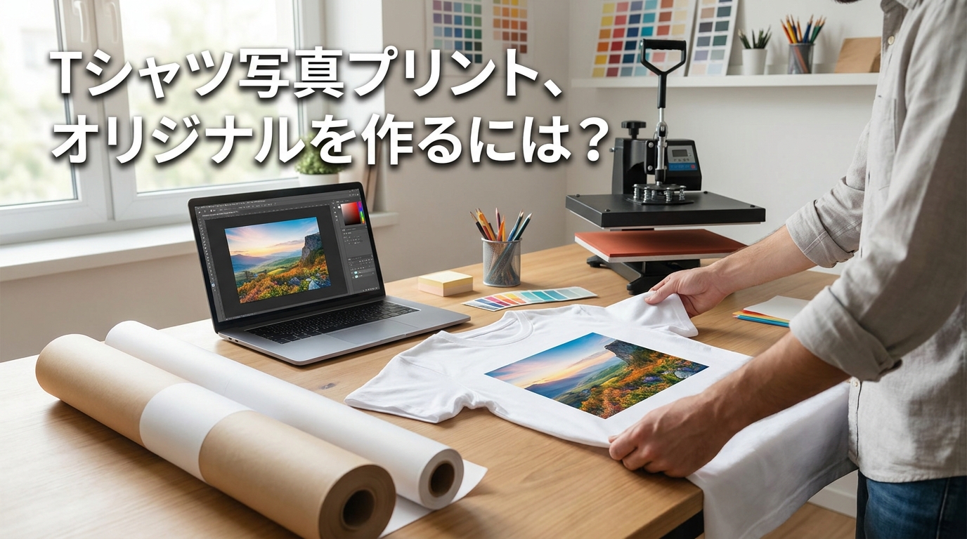 tシャツ写真プリント、オリジナルを作るには？