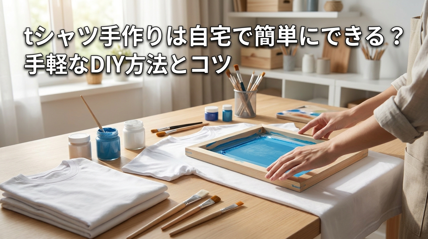 tシャツ手作りは自宅で簡単にできる?