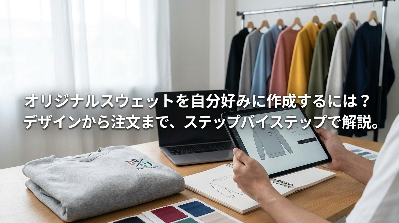 オリジナルスウェットを自分好みに作成するには?