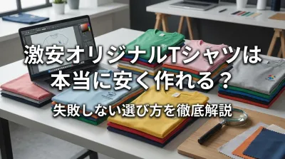 激安オリジナルTシャツは本当に安く作れる？失敗しない選び方を徹底解説