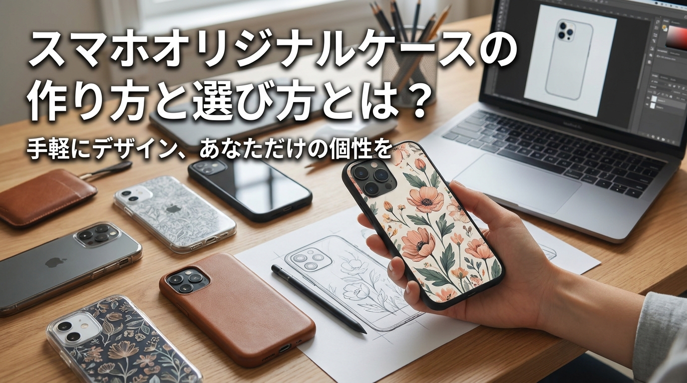 スマホオリジナルケースの作り方と選び方とは？