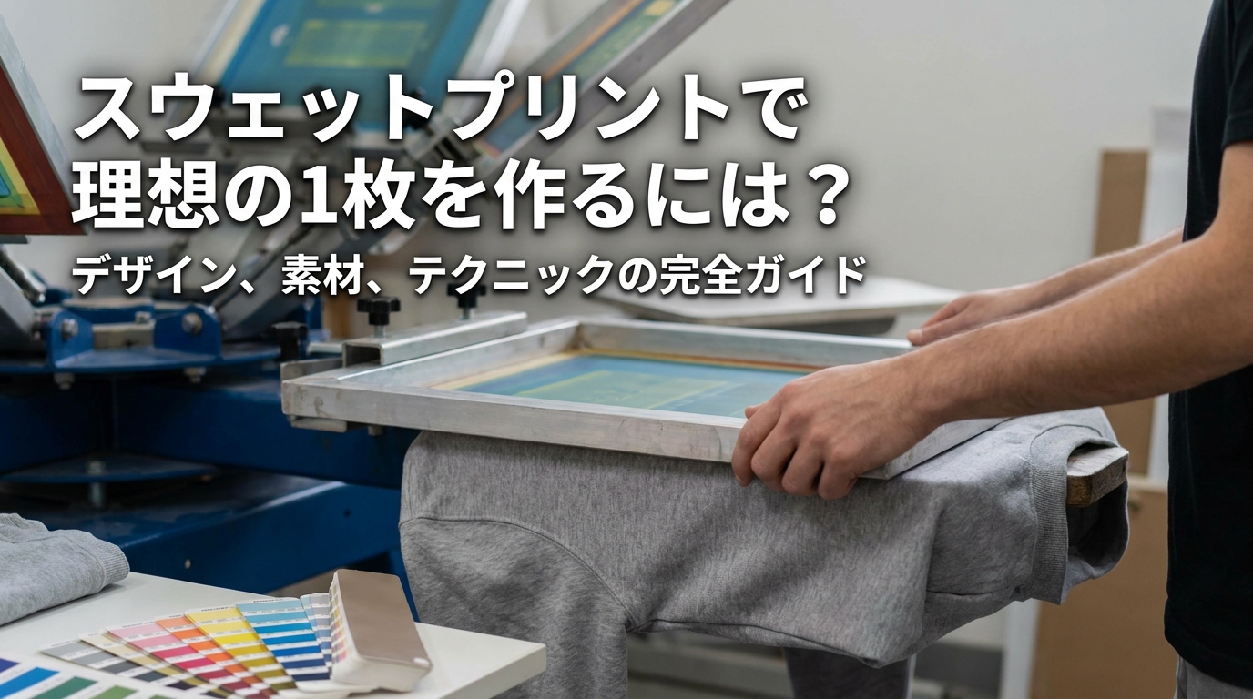スウェットプリントで理想の1枚を作るには？