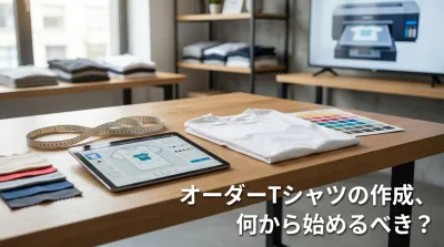 オーダーTシャツの作成、何から始めるべき？